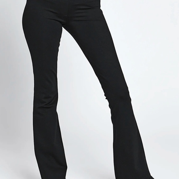 Betabrand black bootcut pants - Picture 1 of 6
